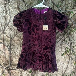 Burberry London Velvet Dress